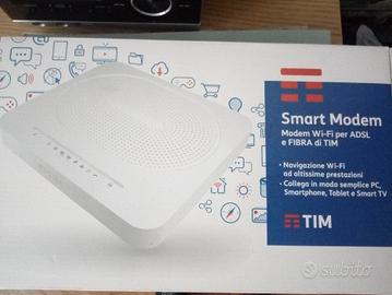 Modem wifi adsl e fibra tim 20 euro anziché 240