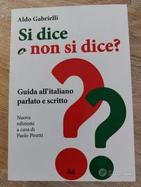 Si dice o non si dice?