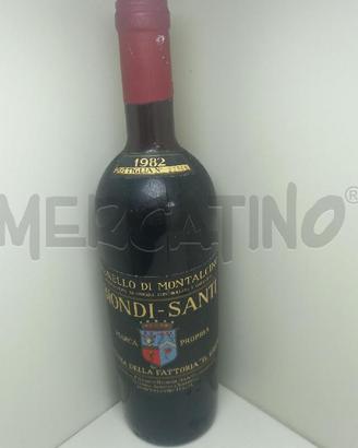 VINO DA ESPOSIZIONE BRUNELLO BIONDI SANTI 1982
