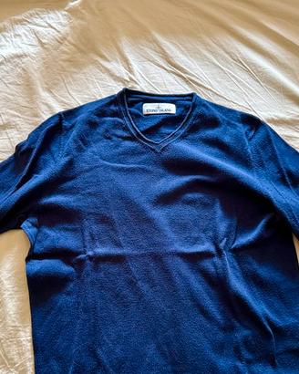 Stone Island maglione cotone blu