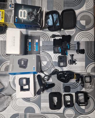GoPro HERO 8 Black BUNDLE COMPLETO - 3 Batterie + 