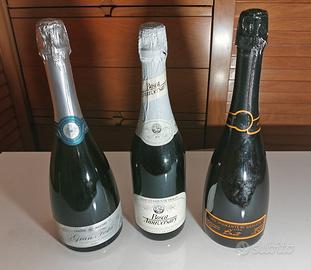 Lotto 3 rari Spumanti VINTAGE da collezione