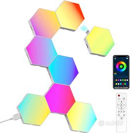 Esagonali Muro LED Luci 8pcs -- Sincronizzazione