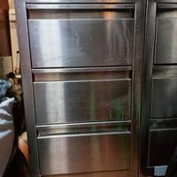 Cassettiere in acciaio inox