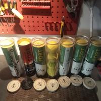 28 palline da tennis usate Dunlop 