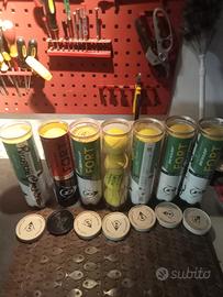 28 palline da tennis usate Dunlop 