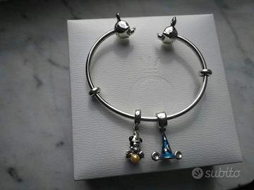 Pandora Disney Bracciale Mickey & Minnie e 2 charm
