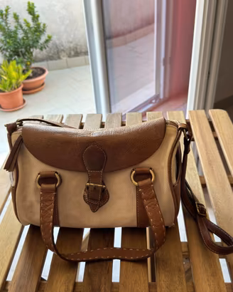 Borsa bauletto in pelle Zara