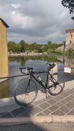  Bici da corsa in acciaio e carbonioTaglia M