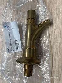 Rubinetto ottone con pulsante, attacco 1/2