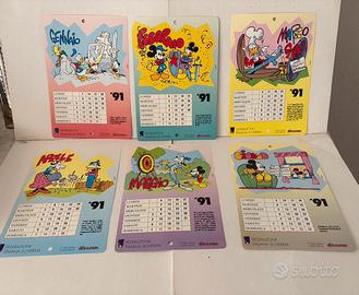 Calendario Topolino 1991