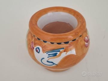 Posacenere Solimene Vietri in ceramica terracotta