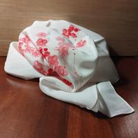 Foulard bianco di seta