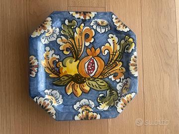 Piatto ceramica Caltagirone