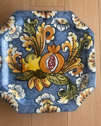 Piatto ceramica Caltagirone