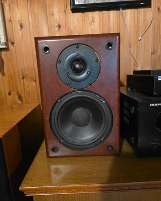 Diffusori hifi artigianali finitura vero ciliegio 