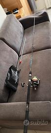 Canna falcon più mulinello daiwa