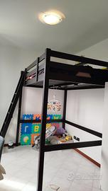 Letto soppalco + Materasso IKEA