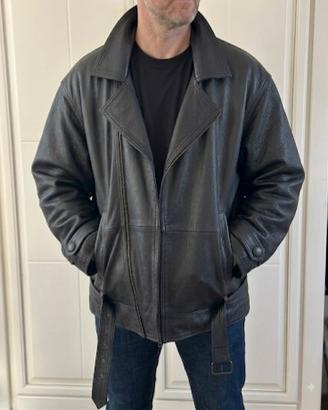 giacca vera pelle modello aviator