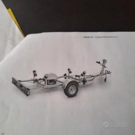CARRELLO PER PICCOLA IMBARCAZIONE.