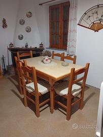 Tavolo e sedie