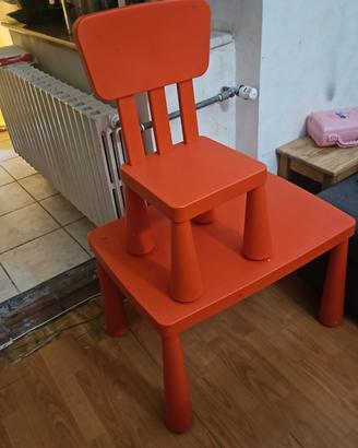 tavolino più sedia ikea