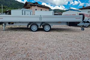 Carrello rimorchio auto doppio asse