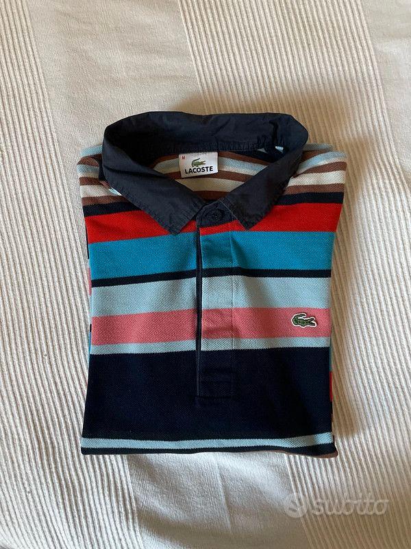 Polo lacoste uomo a righe best sale