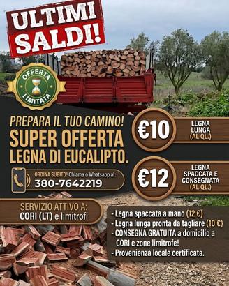 LEGNA DI EUCALIPTO