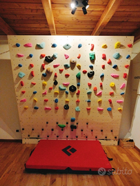 Parete arrampicata x interno/esterno