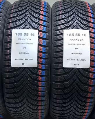 4 GOMME 185 55 16 HANKOOK BF11