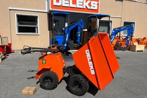 Motocarriola 100% elettrica dumper 4x4, rib idraul