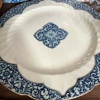 Zuppiera e vassoio francese Gien fine 800