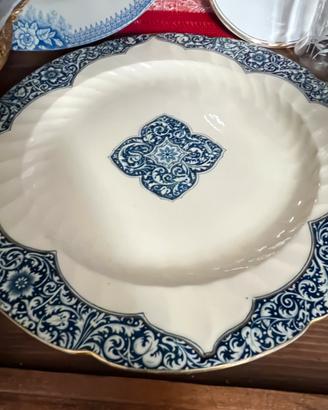Zuppiera e vassoio francese Gien fine 800