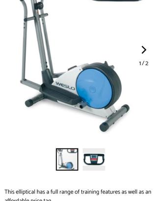 ellittica weslo momentum 605