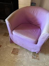 Poltrona e pouff ikea