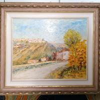 Dipinto originale Renato Gobbi 1987 - Paesaggio