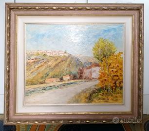 Dipinto originale Renato Gobbi 1987 - Paesaggio