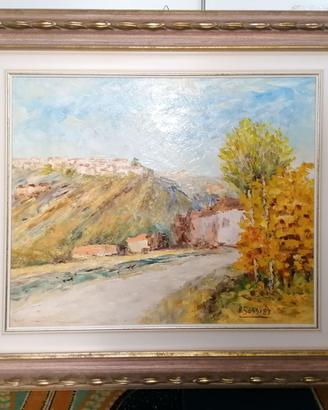 Dipinto originale Renato Gobbi 1987 - Paesaggio