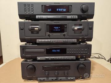 HI FI VINTAGE IMPIANTO PHILIPS SERIE 900 PERFETTO