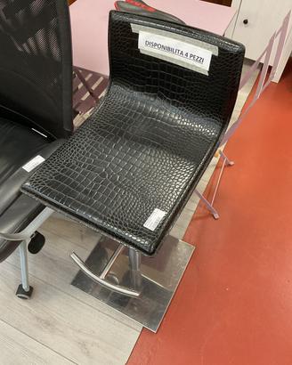 Sgabello regolabile stampa coccodrillo