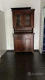 Cristalliera in legno