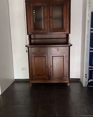 Cristalliera in legno
