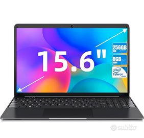 SGIN 15,6" PC Portatile, 8GB DDR4 256GB SSD