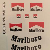 Decals Marlboro casco/helmet Eddie Irvine 1999 1/5