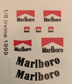 Decals Marlboro casco/helmet Eddie Irvine 1999 1/5
