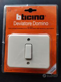 Deviatore Domino BTICINO S1101N