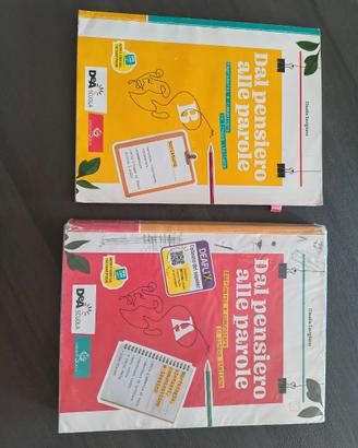 2 libri dal pensiero alle parole volume a più volu