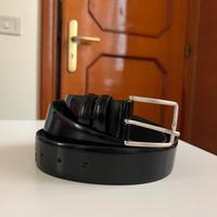 Cintura in pelle nera