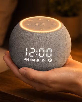 Sveglia LED Smart, Rumore Bianco Suoni NaturalI